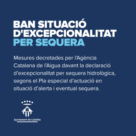 Excepcionalitat sequera