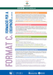 Formacions Format C primavera