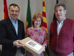 Xavier Martínez (esquerra), Rosa Fonoll i Albert Cases / Foto: TN Comunicació