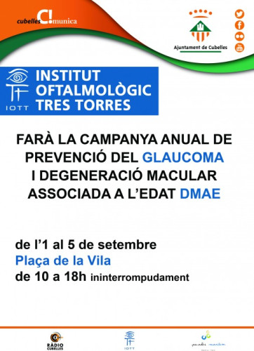 Cartell Campanya glaucoma 2014