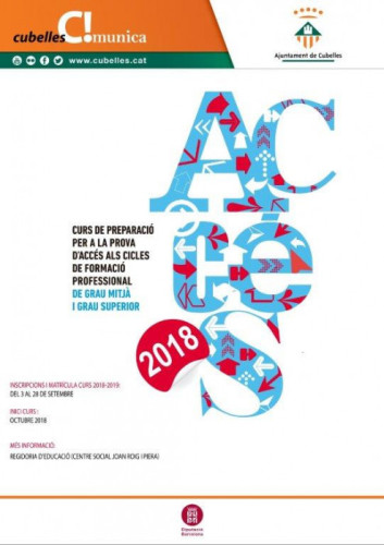 cartell curs prova accés 2018-2019