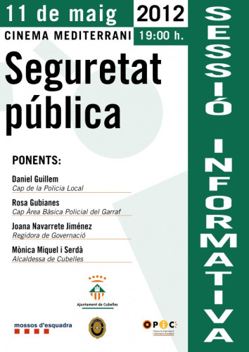 Cartell sessio informativa poli web