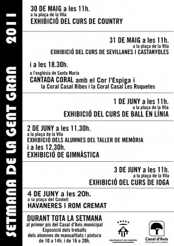 Cartellsetmana gent gran 2011 ok