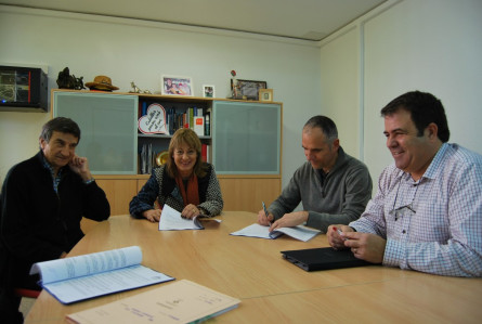 Moment de la signatura