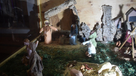 Detall del pessebre de Cubelles