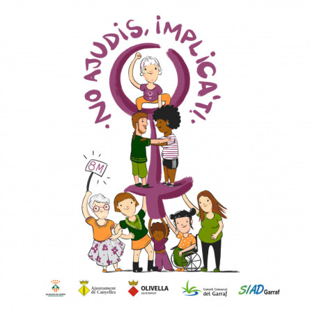 Cartell comarcal del 8M aquest 2021