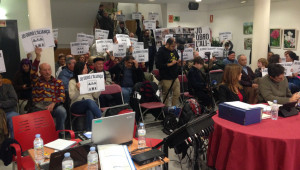 La sala de plens es va omplir de socis i partidaris de l'Aliança