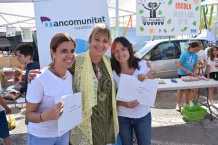 Professorat amb l'alcaldessa en funcions