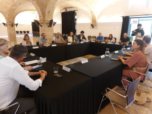 Visita de la consellera d'Afers Socials