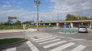 Confluència de l'avinguda 11 de Setembre amb el passeig Fluvial